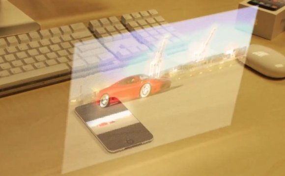 Smartphone hologram projector